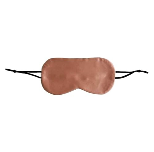 Augenmaske Summer Thin Eye Mask Adult Soft Blindfold Smooth Eyeshade For Sleeping Travel Yoga Elastic Band(Dark Pink,2pcs)