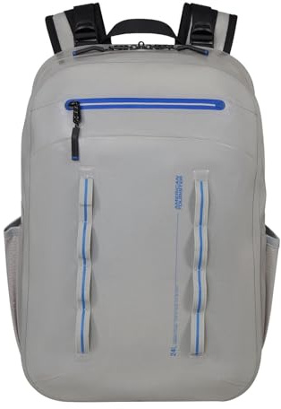American Tourister Rucksack Laptoprucksack mit Laptopfach Colourdry Backpack 15,6 24L Glacial Silver grau