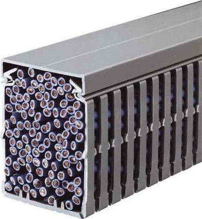 Tehalit Hager BA780100BL Verdrahtungskanal (L x B x H) 2m x 100mm x 80mm 2m Blau