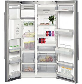 Siemens KA62DV71 Side by Side/A+ / Raffreddamento: 385 L/Congelamento: 177 L/inox-Antifingerprint/AntiFingerprint/AntiFingerprint