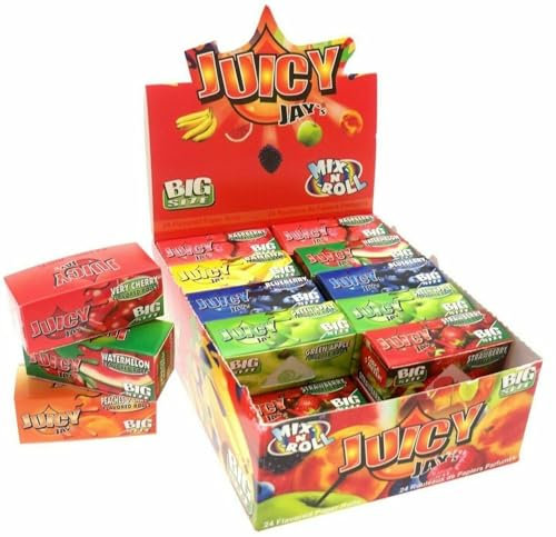 Juicy Jay's Pick N Mix Rolls – 8 Rollen, verschiedene Geschmacksrichtungen