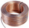 Misterhifi kabel, hifi-zubehör & mehr / 20 m Lautsprecherkabel 2 x 2,5 mm² transparent, 99,99% OFC Voll Kupfer Litze: 2 x 78 x 0,2 mm