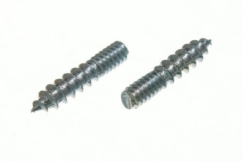 Onestopdiy-Viti doppio filetto legno/metallo, 5 mm, M5 X 25 mm, in acciaio zincato (confezione da 20)