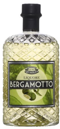 QUAGLIA - Bergamotto - Liqueur d'agrumes -35 purcent Alcool - Origine: Italie/Piémont - Bouteille 70 cl