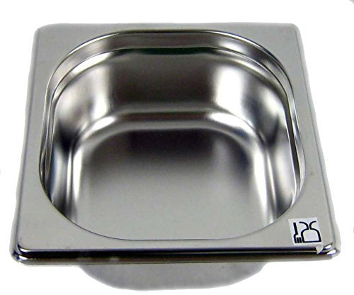 GN 1/6 Gastronormbehälter GN-Behälter Edelstahl 1,0 Liter Tiefe 65mm