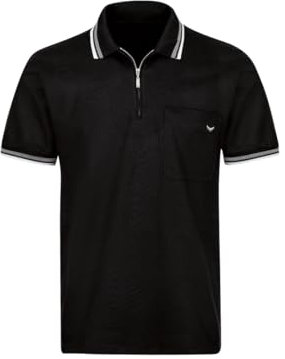 Trigema Herren Poloshirt mit Reißverschluss