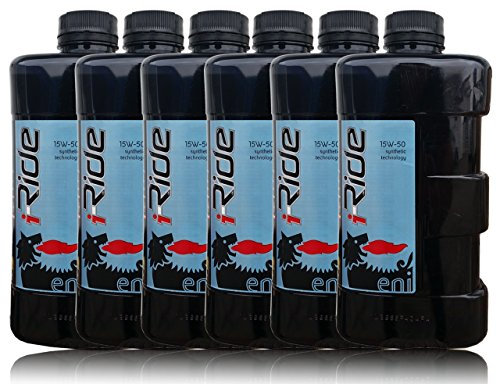 Eni i-ride 15W50 4T 6x 1 Liter4Takt Motorrad Motoröl