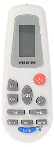 JENOR Mando a distancia para aire acondicionado Hisense RCH-5028NA RCH-3218 RCH-2302na