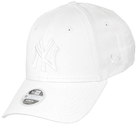 New Era New York Yankees MLB Rear Logo White 9Forty Adjustable Women Cap - One-Size