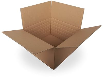 KK Verpackungen® Felgenkarton | 8 Stück, 17 47 x 47 x 27 cm, Doppelwelliger Versandkarton für eine 17 Zoll Felge mit variabler Kartonhöhe | Zweiwellige Versandverpackung für Felgen