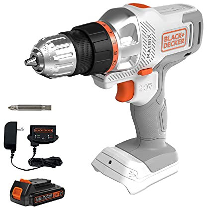 Black+Decker 20V MAX Matrix Cordless Tools Combo Kit, 6-Piece (BDCDMT1206KITWC)