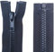 Hayek Reißverschluss Vislon Nr.5 - Teilbar - Plastik - grobe Zähne (Schwarz, 150 cm)