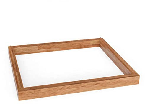 ben+camilla.com Square Massivholz 1er Sockel | für 1x Cube 32 cm in Kernbuche | Zubehör für individuelles Flexibles Würfelregal | Erweiterungen für Regalsystem