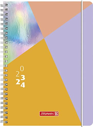 BRUNNEN Schülerkalender „Intoxicate“ 2023/2024 2 Seiten = 1 Woche A5 mehrfarbig