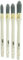 Coral Precision Round Sash Paint Brush Set X 4 Synthetic 15mm,18mm,21mm,25mm