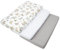 Medi Partners Spannbettlaken 60x120 3-Pack Baby Bettlaken Kinderbett Spannbetttuch 100% Baumwolle - Fitted Kinder Sheet Bettwäsche Babymatratze Schlafsack Babybett (Safari-Weiß-Graue)