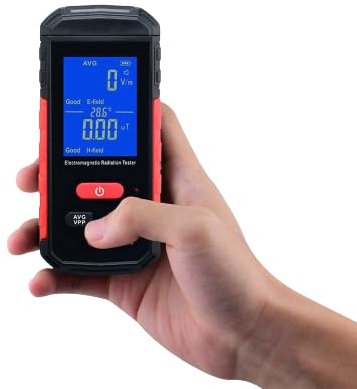 Détecteur de rayonnement électromagnétique, moniteur de testeur de compteur de détecteur de rayonnement électromagnétique pour la sécurité du téléphone portable du four à micro-ondes (WT3122)