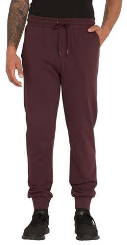 JP 1880 Herren große Größen Menswear L-8XL Sweathose, Homewear, Jogginghose, Lightweight, Modern Fit, bis 10 XL dunkel weinrot 4XL 714277350-4XL