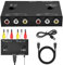 HOSPAOP Convertisseur RCA vers HDMI - Adaptateur AV Double pour Wii, N64, PS1, PS2, PS3, STB, Xbox, VHS, VCR, DVD - Prise en Charge 1080P 60 Hz, 16:9/4:3