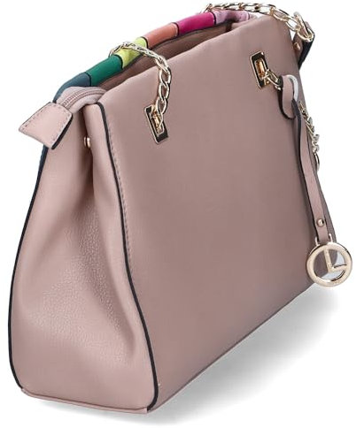 L.CREDI Damen Handtasche/Schultertasche KLARA Mehrfarbig Kunstleder, 99-Ohne Größen:-, Color:multicolor