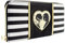 Nightmare Before Christmas Rayé Jack & Sally Porte-Monnaie/Portefeuille Pochette Poche à Monnaie & Porte-Cartes, Noir