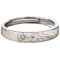 NicoWerk Bague en argent 925 pour femme - Bague en filigrane avec design rose - Fine et mate - Bague réglable en argent 925 pour femme - Fleur - SRI1047