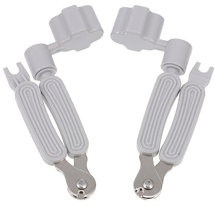 ibasenice 2piezas Cortador De Hilo Para Guitarra Alicates De Corte De Reparación Cambio De Cuerdas Applicable De Guitarras