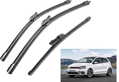 Scheibenwischerblätter vorne hinten Wischerblätter für VW Polo 6R Schrägheck 2009–2017