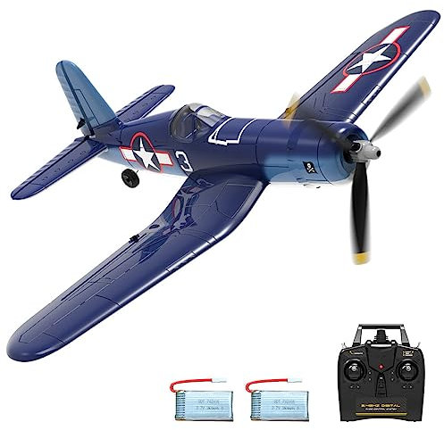 Kisss Remote Control Helicopter, F4U Corsair Mini RC Helicopter 2.4G 4CH Military Aircraft Model, Electric Beginner Fighter Aircraft 3D RC Airplane Indoor & Outdoor Flying Plane Gift-RTF