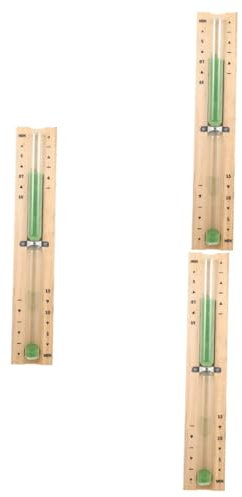 Toddmomy 3pièces Minuteur pour Sauna Sabot De Décoratif Et Pratique pour Salle De Bain Et Accessoire Naturel pour Détente Et Relaxation