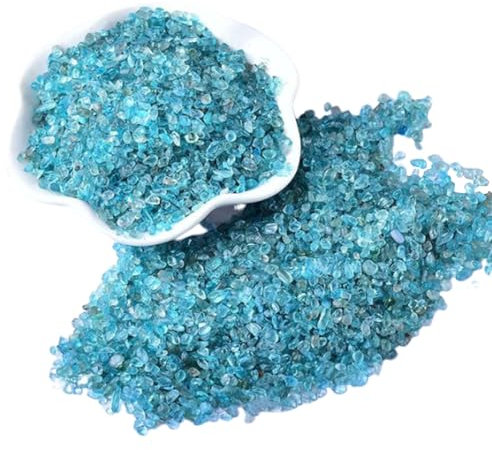 XYUERU Grava for pecera de 1,1 Libras, Grava de Cristal Natural Decorativa for Acuario for peceras de Agua Dulce, Plantas en macetas, fosas y Relleno de jarrones(3-5mm)