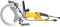 Scie circulaire électrique pour découpe murale, scie à béton 5000 W, scie à tronçonner électrique pour béton, pierre, brique, carrelage, profondeur de coupe 290 mm