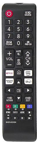 Davilis® Télécommande universelle Samsung pour Smart TV LCD QLED LED HDTV 3D 4K Compatible uniquement avec tous les téléviseurs d'origine Samsung - avec touches App Choix Rapide - Pas de programmation