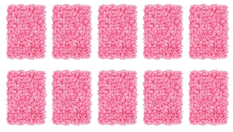 TouTToNG Kunstblumen Wandpaneele Blumenwand 60 * 40Cm, Seide Künstliche Blume Rosen Wand Paneel DIY Hintergrund für Hochzeit Party (10, Rosa)