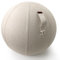 Deuser Blue Ball (L) Gymnastikball mit Ballbezug | Ergonomischer Sitzball für Büro & Fitness | Komfortable Griffe | Stabilitäts-Set bis 300 kg belastbar | Fitness Ball