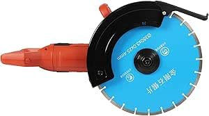Electric Cutting Machine 220V for Cutting Brick Granite Marble with Saw Blade,Concrete,3000w Electric Disc Cutter Wet Stone Tiles Diamond Circular 350mm with Protective