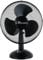 12 Inch Portable Desk Fan, Oscillating Black Table Fan with 3 Speed Settings, Adjustable Tilt, Powerful Cooling Airflow & Quiet Operation, Lightweight Premium Fan for Bedroom or Office Use