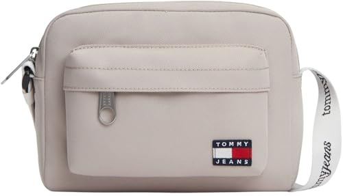 Tommy Jeans Damen Crossbody Bag Tasche Daily Crossover mit Außentasche, Beige (Stone), Einheitsgröße