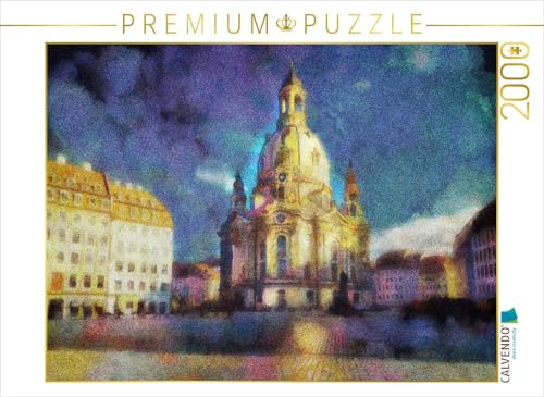CALVENDO Puzzle Frauenkirche in Dresden, Deutschland | 2000 Teile Lege-Größe 90 x 67 cm Foto-Puzzle für glückliche Stunden