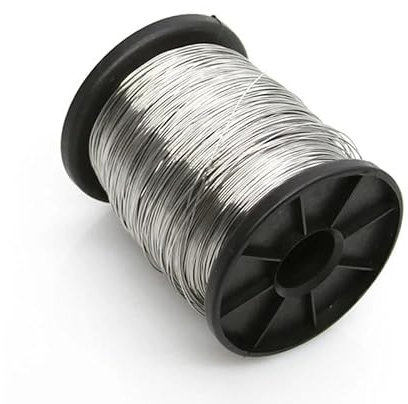 ZHYYUTN Alambre de Cobre Blanco C7701, diámetro 0,2 mm-10 mm, Alambre de Alpaca, Alambre de aleación de Cobre Blanco for joyería DIY, Longitud del Alambre de Cobre 5 m/10 m/20 m(20m-Diameter 1mm)