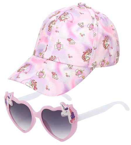 ZXTGBQ Mädchen Baseballkappe Verstellbarer Kinder Einhorn Baseballkappe Trucker Cap Sonnenhut für Jungen Kinder Geschenk Sommer Accessoires