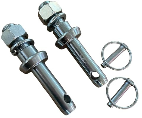 2x Unterlenkerbolzen Unterlenker Bolzen Gerätebolzen Kat. 1 Ø 22 mm Traktor