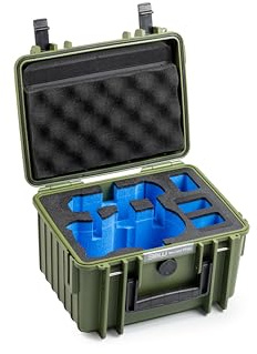 B&W International Schutzkoffer 2000 (PP.66) für DJI Mini 5 Pro Fly More Combo, Lito 1 und Lito X1 – Drohnenkoffer mit passgenauem Inlay, wasserdicht und staubdicht (IP67), schlagfest