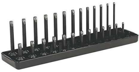 Sealey Sh1414 Socket Holder 1/4Sq Drive 4-15Mm