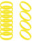 GOGO 12 Pezzi di Braccialetti di Gomma per Bambino, Braccialetti in Silicone, Accessori per Feste, Braccialetto Elastico Multicolore - Giallo