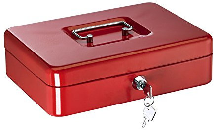 ALCO-Albert 842-12 Geldkassette, 250 x 170 x 75 mm, rot