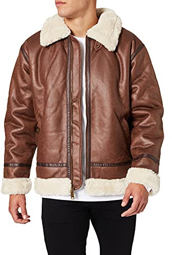 Alpha Industries Herren B3 FL, Brown, 3XL