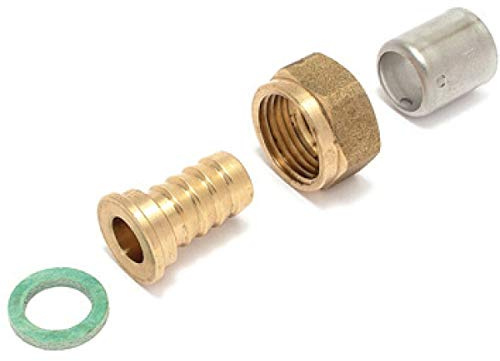 raccord droit à écrou libre - tube per à sertir - diamètre 12 vers femelle à visser 15 x 21 - altech