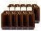 NaturGut 10 x 250ml flacon en verre foncé avec PP28st Fermeture