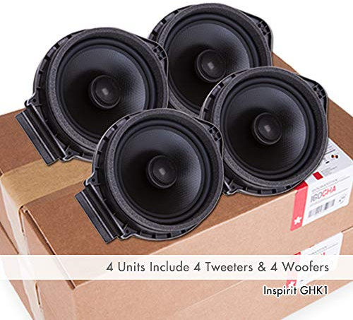 Soumatrix GHK1 Ampera Astra09+ Mokka Front and Rear Door Drop-in Upgrade Speaker Upgrade Set of 4
